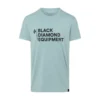 Black Diamond Stacked Logo Tee - T-shirt Herrer