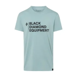 Black Diamond Stacked Logo Tee - T-shirt Herrer