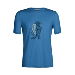 Icebreaker Tech Lite II SS Tee Waschbar Wandering - Merino-shirt Herrer I Hardloop